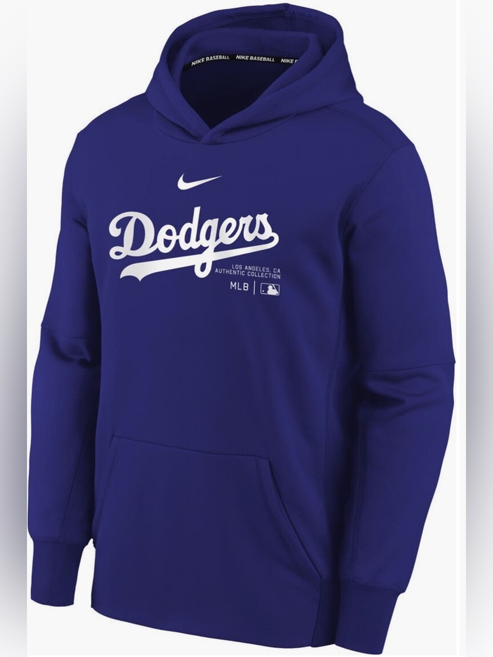 Youth Nike Royal Los Angeles Dodgers Authentic Collection Performance Hoodie
